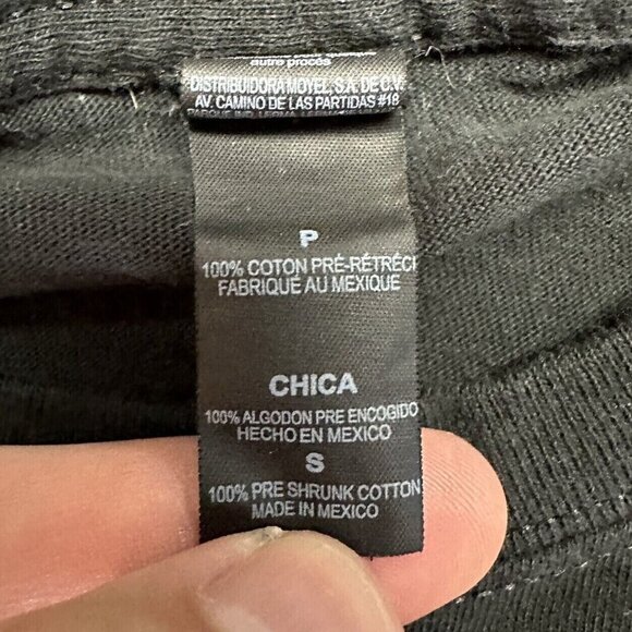 Justin Bieber x Tim Hortons Tim Biebs Brew Crew T-Shirt Size S Black Unisex - Picture 4 of 6